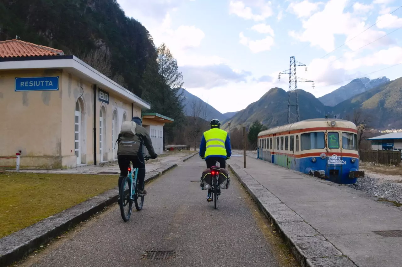 La vecchia stazione di Resiutta